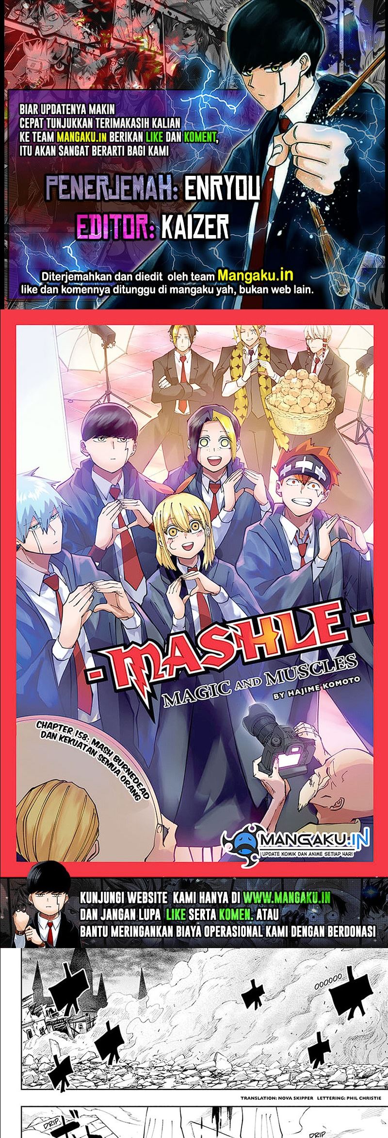 Mashle: Magic and Muscles chapter 158